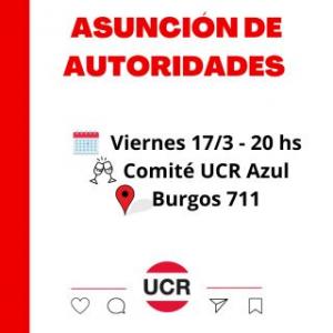UCR Azul: Acto de Asunción de Autoridades